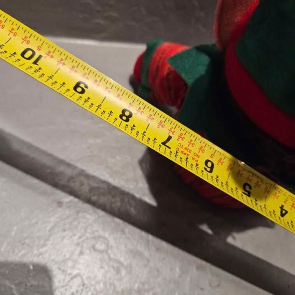Vintage Christmas Elf Plush Doll with Beard - Picture 6 of 6